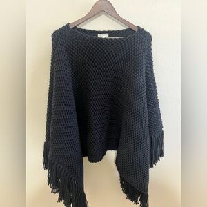 Black Michael Kors woven shawl